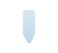 Brabantia - Housse de Table à Repasser C - 124 x 45 cm - Ensemble Complet Housse 100% Coton - pour Fers à Repasser Ordinaires et à Vapeur - avec Cordon de Serrage & Système d'Étirement - Fresh Breeze