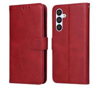 Housse en Cuir doux Samsung Galaxy A54 5G - Rouge - NOBRAND - Aimantée - Lisse - Mixte