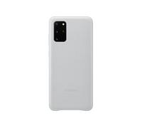 Housse en cuir EF-VG985 - Coque de protection pour téléphone portable - aluminium, cuir - gris clair - pour Galaxy S20+, S20+ 5G