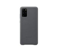 Housse en cuir EF-VG985 - Coque de protection pour téléphone portable - aluminium, cuir - gris - pour Galaxy S20+, S20+ 5G