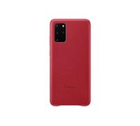 Housse en cuir EF-VG985 - Coque de protection pour téléphone portable - aluminium, cuir - rouge - pour Galaxy S20+, S20+ 5G