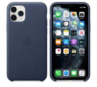Housse En Cuir Officielle Apple iPhone 11 Pro - Bleu Nuit