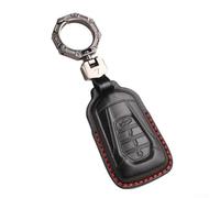 Housse en cuir pour télécommande de voiture ISUZU pour DMAX pour clé Mux à 4 boutons, couverture complète des boutons avec absorption des chocs et résistance aux chutes