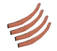 Housse en Cuir PU pour Poign e de Poussette Lot de 4 Manchons Longs avec Fermeture clair Accessoire Compatible avec Landau et de B b