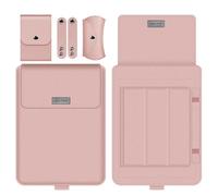 Housse En Cuir PU Rose 13-14 Pouces Pour Macbook Air 13 inch Pour Macbook Pro 13 Inch
