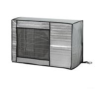 Housse en feuille d'aluminium pour climatiseur, unité extérieure portable avec sangles, protection contre le soleil, la neige, la pluie, le vent pour systèmes de refroidissement de la maison et du