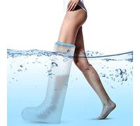 Housse en fonte pour pied de douche, protecteur en fonte imperméable qui garde le bandage au sec, couvre-manches de sac moulé pour adulte pour orteil, , cheville, jambe, genou