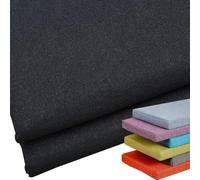 Housse en Lin pour Banc Extérieur - Protection Anti-Tache Détachable avec Zip Et Semelle Anti-Dérapante, Intérieur/Extérieur(Black,140x60x5cm)