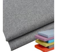 Housse en Lin pour Banc Extérieur - Protection Anti-Tache Détachable avec Zip Et Semelle Anti-Dérapante, Intérieur/Extérieur(Gray,130x55x5cm)