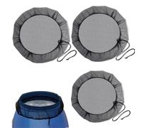 Housse en maille pour baril de pluie, écran de protection pour seau de collecte d'eau, filet réutilisable avec cordon de serrage, pour eau de pluie, jardin, cour, terrasse, serre, fermes