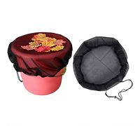 Housse en maille pour réservoir d'eau de collecte de barils de pluie pour éviter les chutes de feuilles et les débris