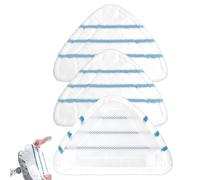 Housse en Microfibre Balai Vapeur, Recharge Balai Vapeur, Serpillere Balai Vapeur, Serpillere Microfibre, Steam Mop, Chiffons Universel Triangle lavable pour Nettoyeur Vapeur Hot Spray, 3 Pièces