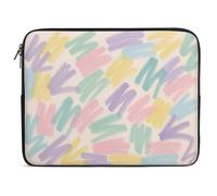 Housse en néoprène antichoc pour ordinateur portable avec impression graffiti double face - Convient aux MacBook de 10, 12, 13, 15, 17", 17", appareils Dell, HP, fermeture éclair légère et facile