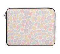Housse en néoprène antichoc pour ordinateur portable avec imprimé graffiti double face - Compatible avec MacBook de 10, 12, 13, 15, 17 pouces, appareils Dell, HP - Fermeture éclair légère et facile