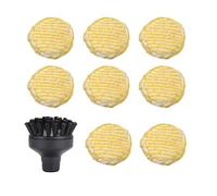 Housse en nylon compatible avec aspirateur à vapeur Karcher, accessoire for aspirateur à vapeur portatif, grande brosse ronde(Set5)