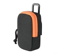 Housse en nylon pour dispositif anti-aboiement portable mesurant environ 6 x 4 x 12 cm avec construction robuste et fermeture éclair fluide