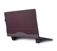 Housse en polyuréthane avec béquille pour Ordinateur Portable Samsung Galaxy Book4/3/2 360 Pro 360 15.6 Pro 4/3/2 NP950 NT955 NP750 15,6" Bordeaux