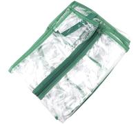 Housse en PVC pour serre 2/3/4/5 avec fermeture éclair enroulable - Sacs de culture pour plantes pliables et transparents