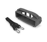 Housse en silicone anti-rayures pour haut-parleurs avec découpe de bouton accessible, texture antidérapante, pochette antichoc