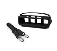 Housse en silicone anti-rayures pour haut-parleurs avec découpe de bouton accessible, texture antidérapante, pochette antichoc