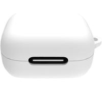 Housse En Silicone Antichoc Avec Attache Pour Anker Soundcore P30i - Slim, Compatible Charge Sans Fil, Blanc