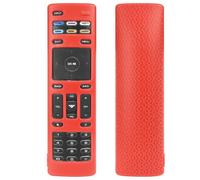 Housse en Silicone antidérapante télécommande pour VIZIO XRT-136, étui de Protection pour télécommande Smart TV Contre Les Rayures, Les Chocs et Les Chutes (Rouge)