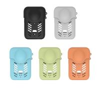 Housse en silicone + cache d'objectif pour DJI Osmo 360, étui de protection souple côté batterie ouverte, protection complète des accessoires de caméra d'action, Noir , Housse en silicone + cache