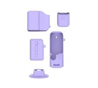 Housse en Silicone caméra pour DJI Pocket 4 Pro, étui de Protection intégral avec Socle kit d'accessoires de Protection pour DJI Osmo Pocket 4P