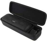 Housse en Silicone Compatible Speaker Case pour Soundcore Motion+ Enceinte Bluetooth Puissante.Comprendre Mousqueton à Crochet +Bandoulière +Silicone(Haut-Parleur Non Inclus)