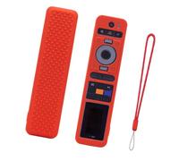 Housse en Silicone élastiques pour télécommande, Red | Manchon de protection pour télécommandes avec découpe précise et poignées confortables pour téléviseurs à énergie