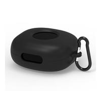 Housse en Silicone Geekria Compatible avec Les écouteurs True Wireless Soundcore Sport X20, étui de Protection avec Crochet Porte-clés, Port de Charge Accessible (Noir)