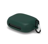 Housse en Silicone Geekria Compatible avec Soundcore by Anker AeroFit 2 True Wireless, Protection pour écouteurs avec Crochet Porte-clés, Port de Charge Accessible (Vert)