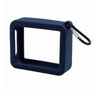 Housse en Silicone Haut-Parleur pour JBL GO 2 GO2 Housse protectrice Anti-Chute Housse Anti-Chocs Durable de Voyage Accessoires pour Haut-parleurs étanches Bluetooth (Dark Blue)
