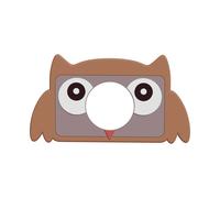 Housse en silicone hibou brun clair TU