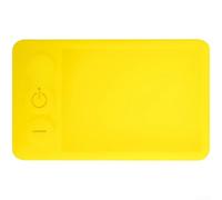 Housse en silicone imperméable pour tableau de bord de scooter électrique S866 conçue pour protéger le tableau de bord des rayures (jaune)