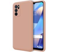 Housse En Silicone Liquide Ultra Douce Pour Oppo A54s Couleur Rose