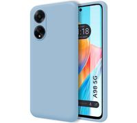 Housse En Silicone Liquide Ultra Douce Pour Oppo A98 5G Couleur Bleue