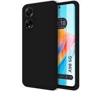 Housse En Silicone Liquide Ultra Douce Pour Oppo A98 5G Couleur Noire