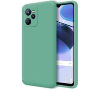 Housse En Silicone Liquide Ultra Douce Pour Realme C35 Couleur Verte