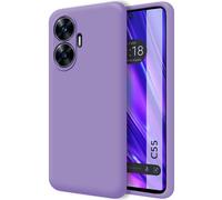 Housse En Silicone Liquide Ultra Douce Pour Realme C55 Couleur Violet