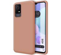 Housse En Silicone Liquide Ultra Douce Pour TCL 408 Couleur Rose
