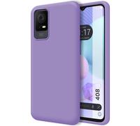 Housse En Silicone Liquide Ultra Douce Pour TCL 408 Couleur Violette