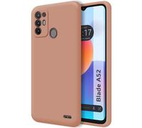 Housse En Silicone Liquide Ultra Douce Pour ZTE Blade A52 Couleur Rose