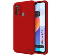 Housse En Silicone Liquide Ultra Douce Pour ZTE Blade A52 Couleur Rouge