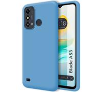 Housse En Silicone Liquide Ultra Douce Pour Zte Blade A53 Couleur Bleue