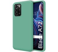 Housse En Silicone Liquide Ultra Douce Pour ZTE Blade A72 Couleur Verte