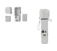 Housse en silicone pour appareil photo Pocket 4, couleur grise | Surfaces d'absorption des chocs en silicone, entretien facile, garde l'appareil propre, sans ajouter de volume
