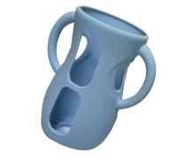 Housse en silicone pour biberon, housse pour biberon, porte-bouteille d'allaitement avec poignées | Porte-bouteille anti-casse, housse anti-chute et antichoc, passe au lave-vaisselle