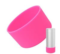 Housse en silicone pour bouteille d'eau, housse de protection antidérapante en silicone pour bouteille d'eau, compatible avec Hydro Sport Flask de 12 à 24 oz | pour bouteille mobile, accessoires p