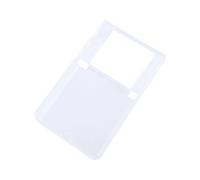 Housse en Silicone pour Console de Jeu Portable Analogique Pocket/AP, Étui de Protection Blanc Translucide